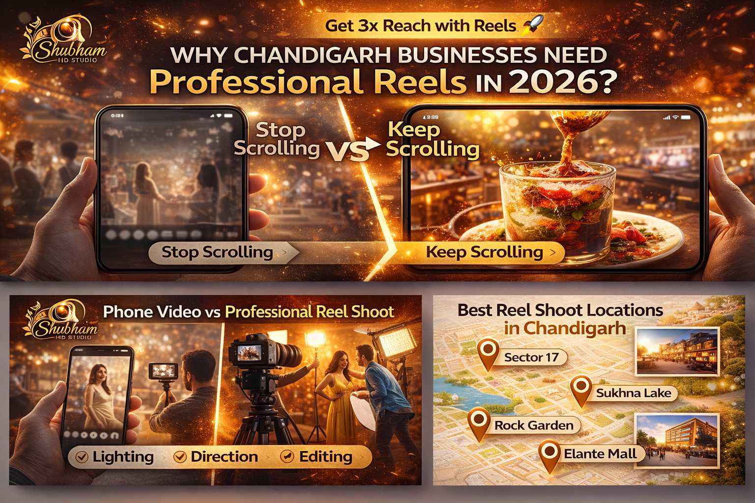 Professional reels for businesses